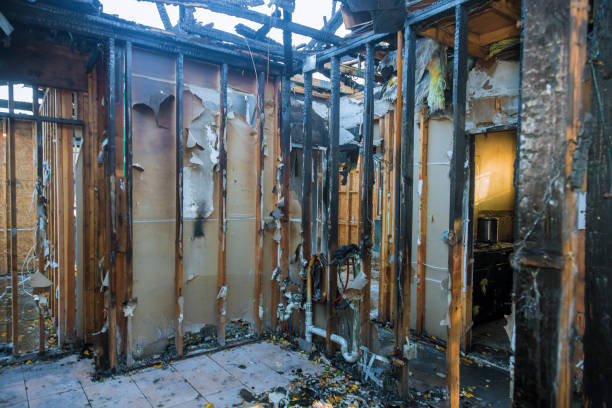Professional Soot Cleanup technician working in Wolverine Lake, MI